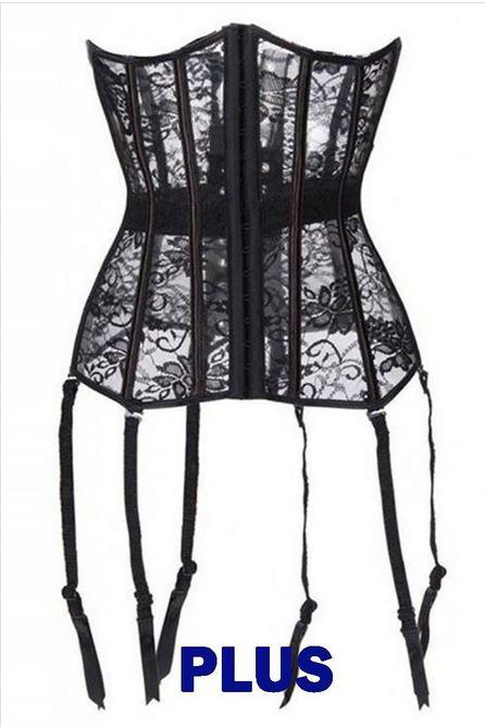 Elektra Plus Size Lace Corset (Black). ootd,fashion Clothing,womens clothes,fashion blog,fashion trends,Streetwear ,Stand Out ,Sexy Trend, Online Shopping , sexy  lengirie , corset design, sexy corset, romantic corset, plus sized corset