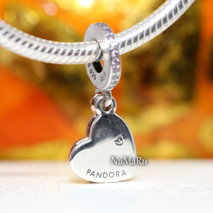 Entwined Infinite Hearts Double Dangle Charm 781020C01 - NUMARU