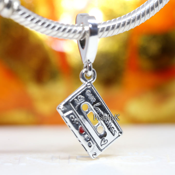 Vintage Cassette Charm 799295C01, jewelry, beads for charm, beads for charm bracelets, charms for diy, beaded jewelry, diy jewelry, charm beads