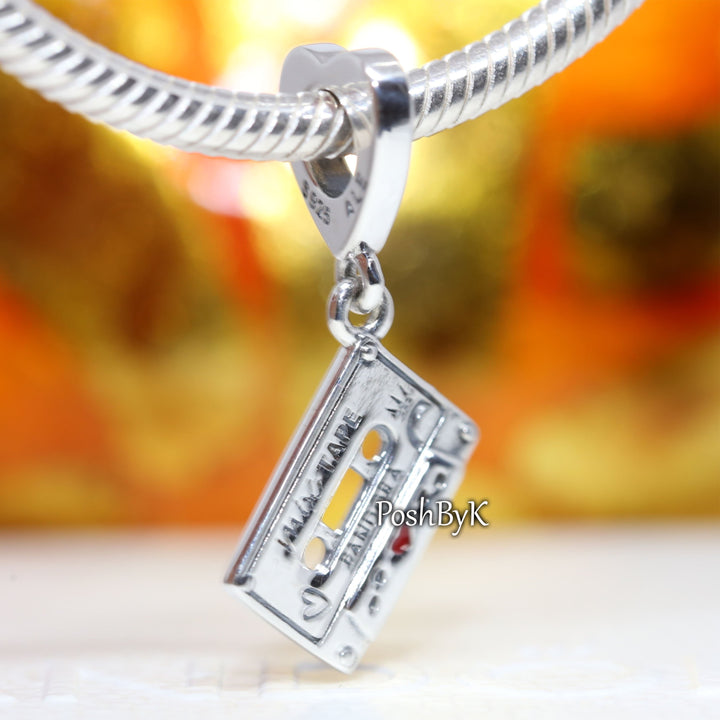Vintage Cassette Charm 799295C01, jewelry, beads for charm, beads for charm bracelets, charms for diy, beaded jewelry, diy jewelry, charm beads