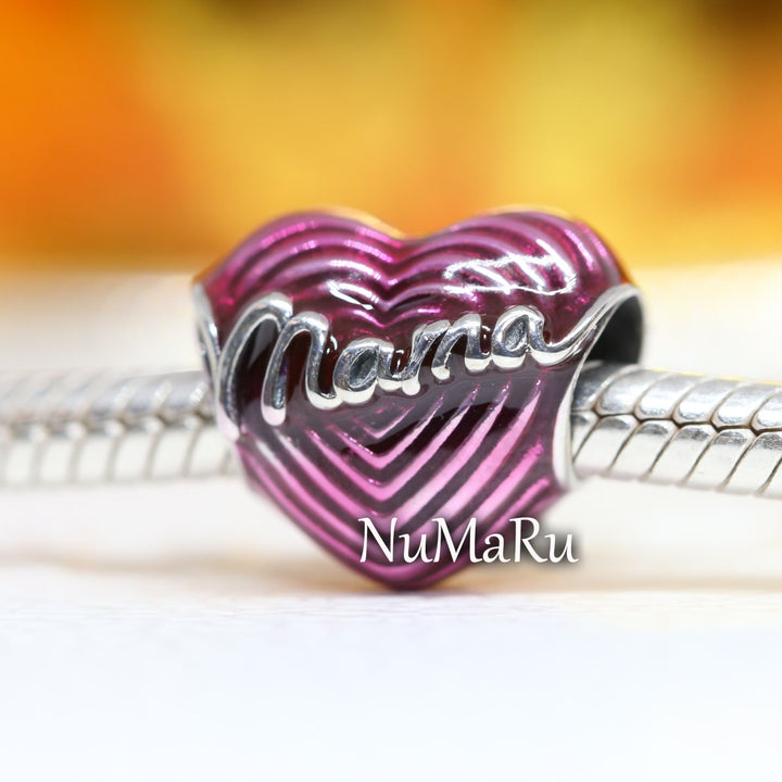 Radiating Love Mama Heart Charm 791505C01 - NUMARU