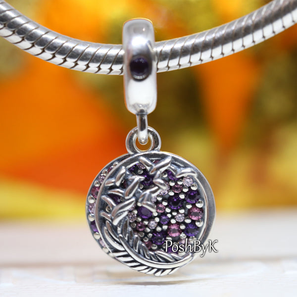 Pavé Feather Dangle Charm 799561C01/ jewelry, beads for charm, beads for charm bracelets, charms for diy, beaded jewelry, diy jewelry, charm beads