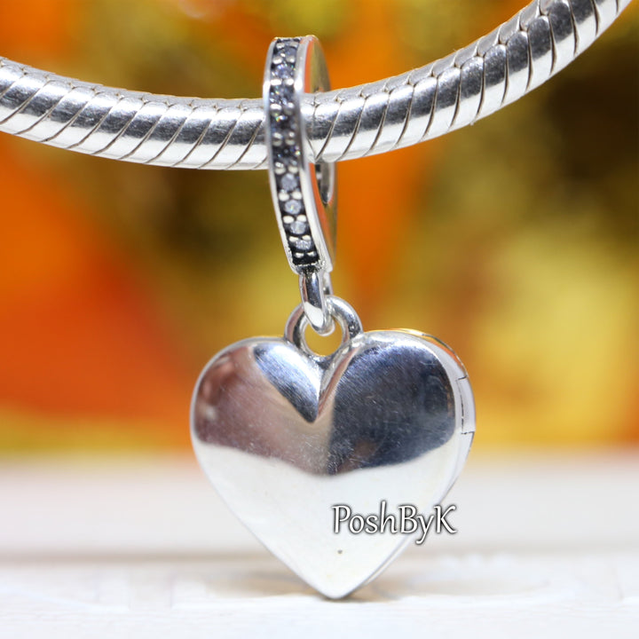 Openable Heart Locket Dangle Charm 799537C01. jewelry, beads for charm, beads for charm bracelets, charms for diy, beaded jewelry, diy jewelry, charm beads 