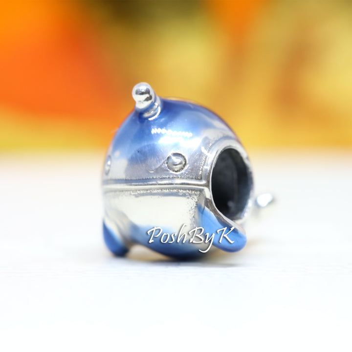 Shimmering Narwhal Charm 798965C01 - jewelry, beads for charm, beads for charm bracelets, charms for diy, beaded jewelry, diy jewelry, charm beads