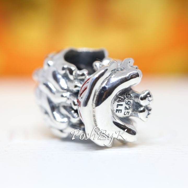 Wavy Union Jack Lion Charm 799032C01. jewelry, beads for charm, beads for charm bracelets, charms for diy, beaded jewelry, diy jewelry, charm beads