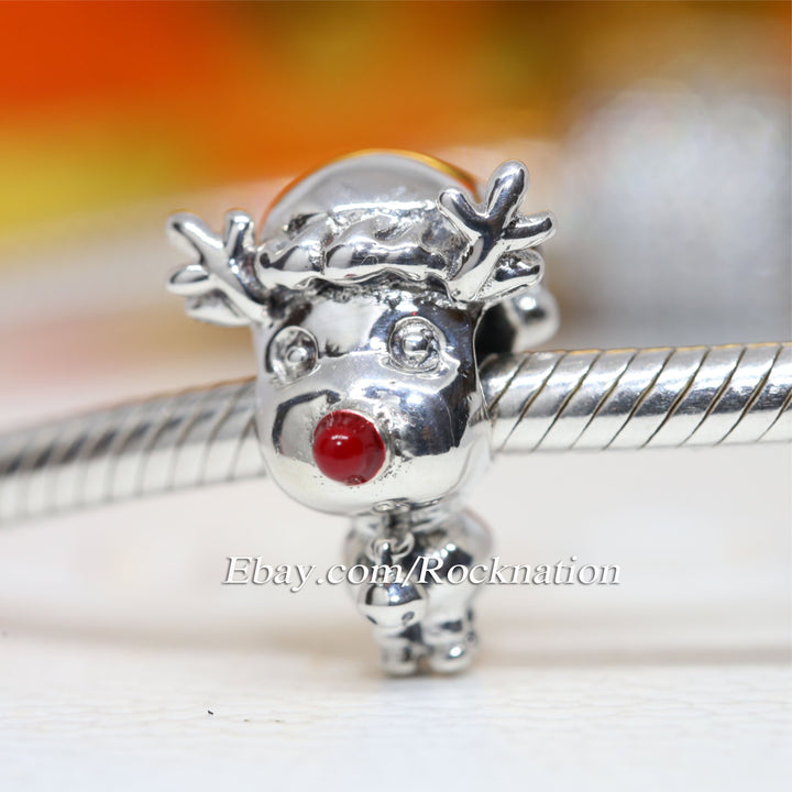 Red Nose Reindeer Charm 799208C01. jewelry, beads for charm, beads for charm bracelets, charms for diy, beaded jewelry, diy jewelry, charm beads 