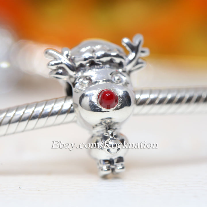 Red Nose Reindeer Charm 799208C01. jewelry, beads for charm, beads for charm bracelets, charms for diy, beaded jewelry, diy jewelry, charm beads 