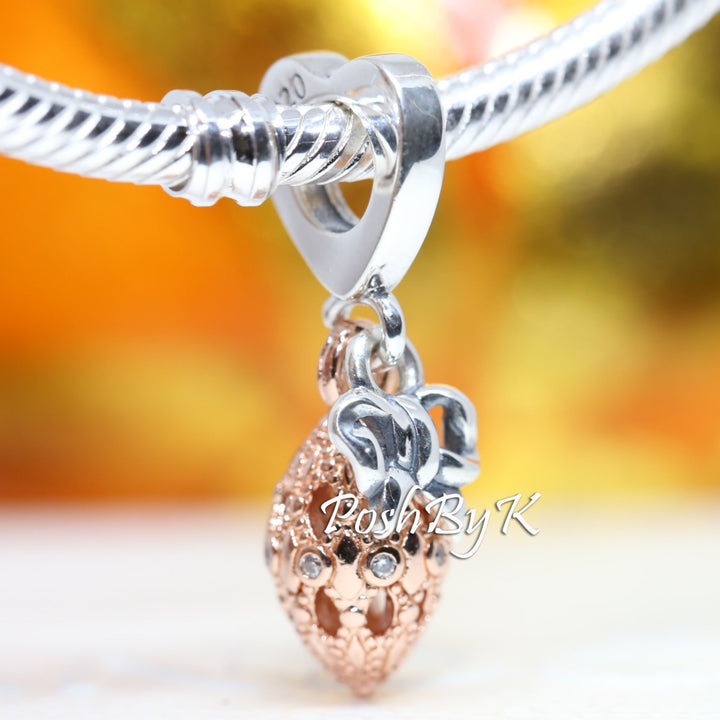 Decorative Ornament Two-Tone Charm 789170C01, - jewelry, beads for charm, beads for charm bracelets, charms for diy, beaded jewelry, diy jewelry, charm beads 