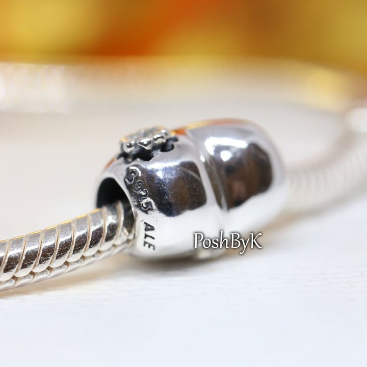 Heart & Clover Charm 799364C00, jjewelry, beads for charm, beads for charm bracelets, charms for diy, beaded jewelry, diy jewelry, charm beads