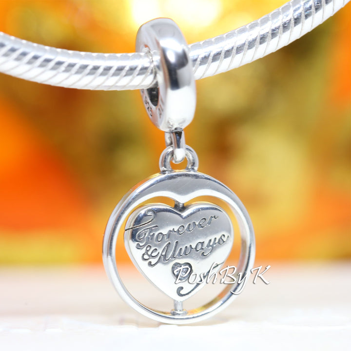 Spinning Forever & Always Soulmate Charm 799266C01, jewelry, beads for charm, beads for charm bracelets, charms for diy, beaded jewelry, diy jewelry, charm beads