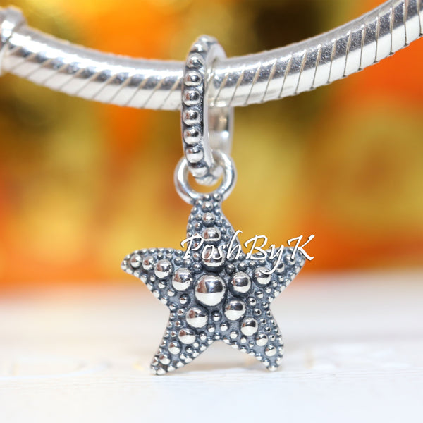 Pandora Beaded Starfish Charm 398945C00, jewelry, beads for charm, beads for charm bracelets, charms for diy, beaded jewelry, diy jewelry, charm beads