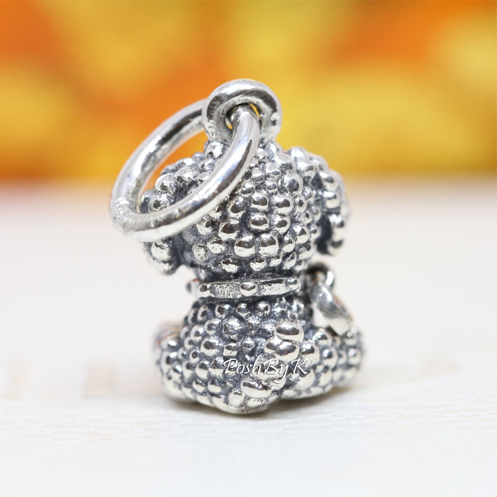 Poodle Puppy Dog Charm 798871C01 - jewelry, beads for charm, beads for charm bracelets, charms for diy, beaded jewelry, diy jewelry, charm beads