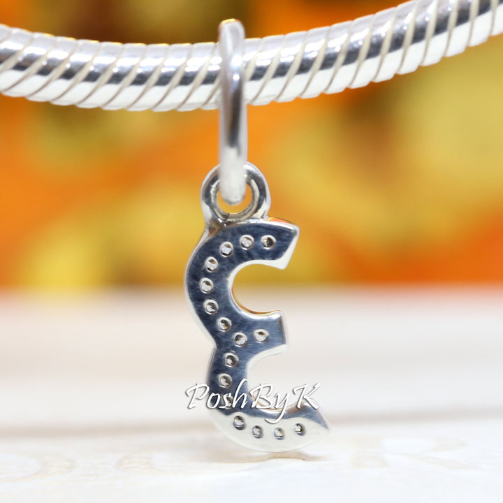 Hanging Number 3 Charm 791341CZ - jewelry, beads for charm, beads for charm bracelets, charms for diy, beaded jewelry, diy jewelry, charm beads