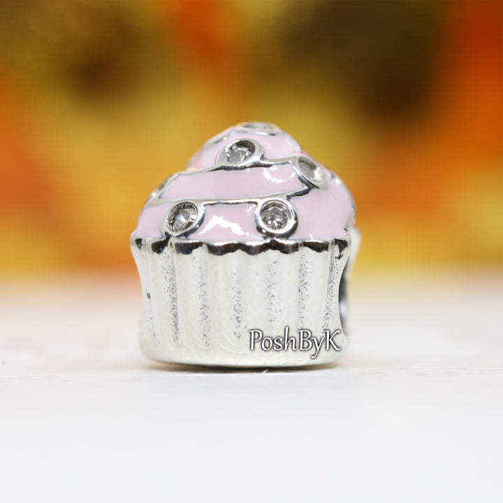 Sweet Cupcake Charm 791891EN68, jewelry, beads for charm, beads for charm bracelets, charms for diy, beaded jewelry, diy jewelry, charm beads