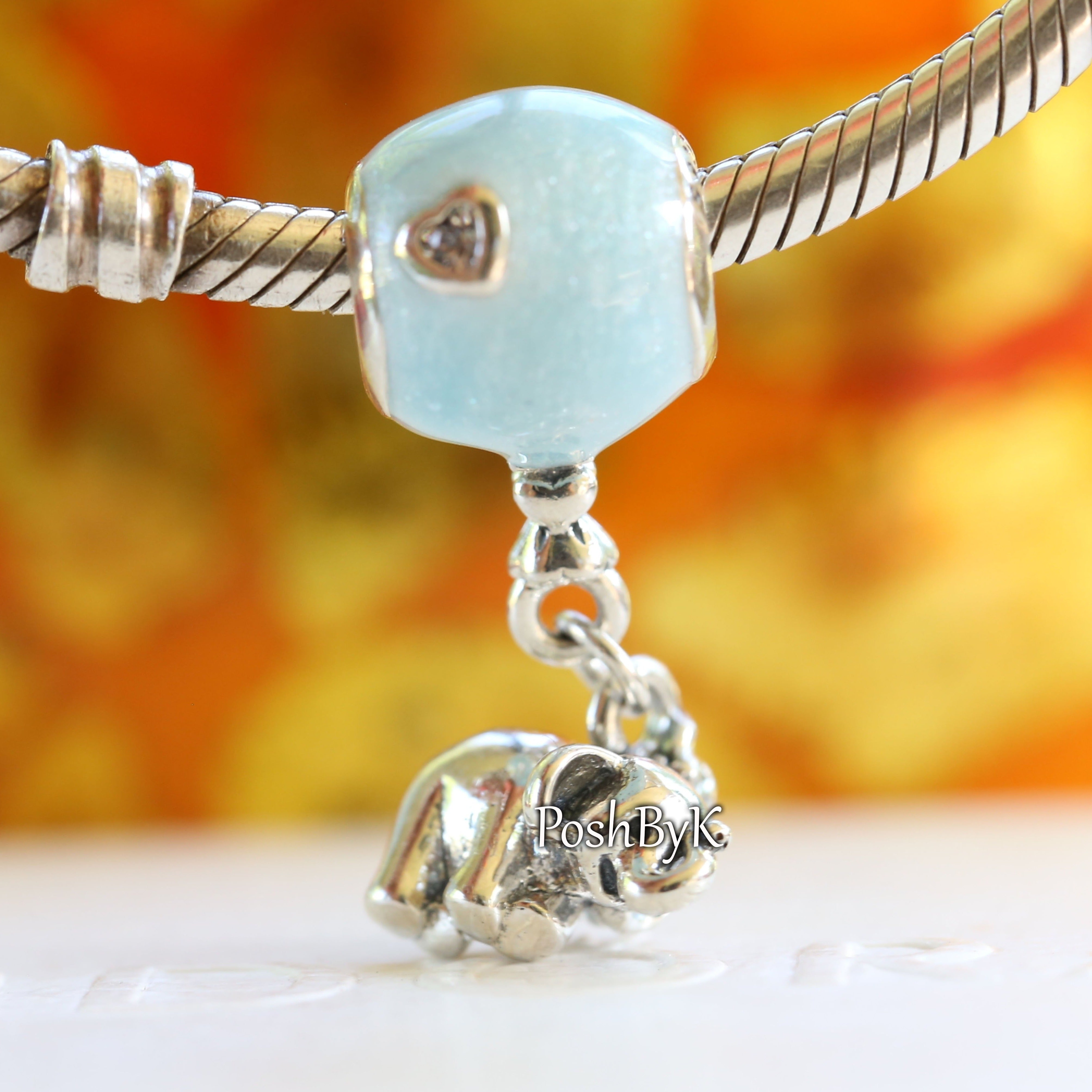 Elephant and Blue Balloon Charm 797239EN169 NUMARU