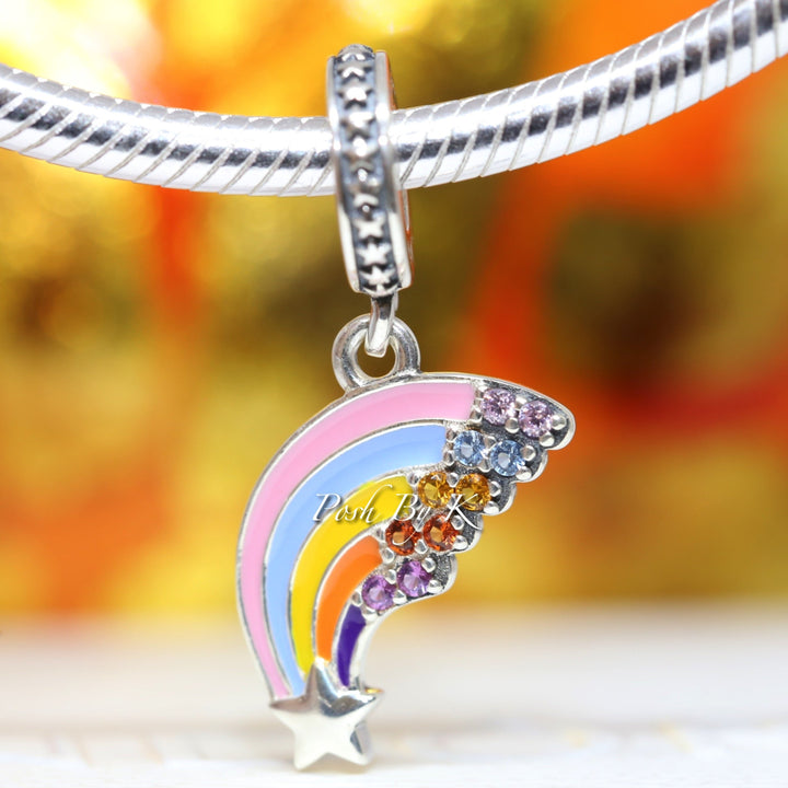 Colourful Rainbow Dangle Charm 799351C01, jewelry, beads for charm, beads for charm bracelets, charms for diy, beaded jewelry, diy jewelry, charm beads