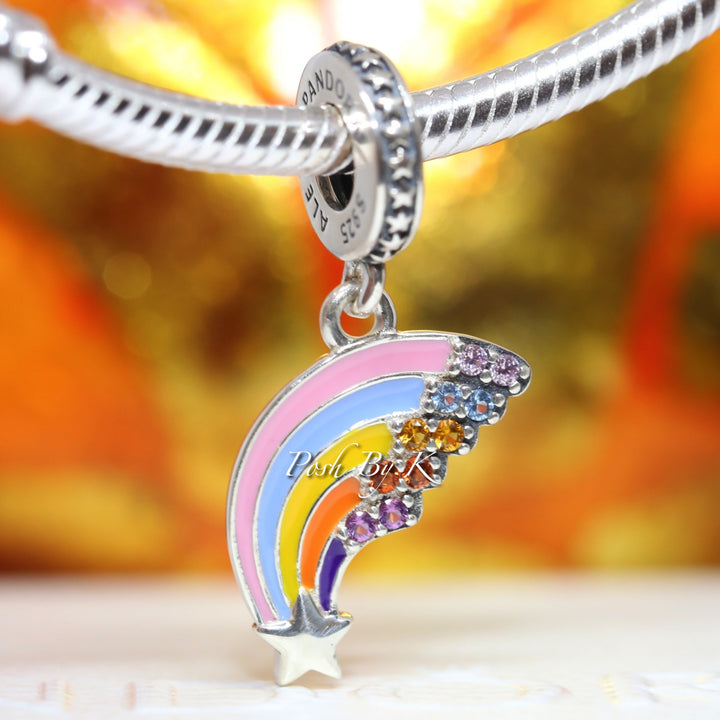 Colourful Rainbow Dangle Charm 799351C01, jewelry, beads for charm, beads for charm bracelets, charms for diy, beaded jewelry, diy jewelry, charm beads