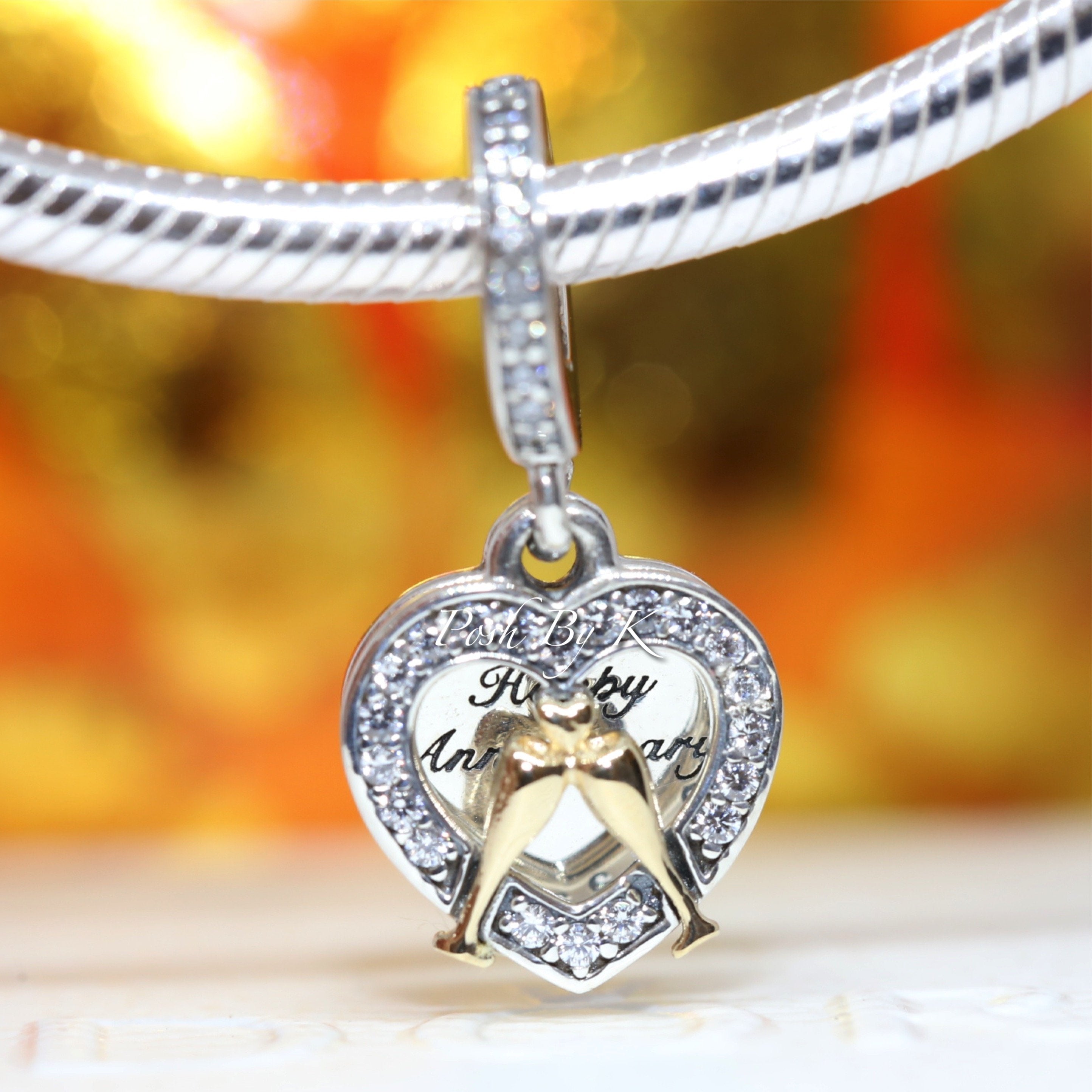 Two-tone Happy Anniversary Dangle Charm 799322C01 – NUMARU