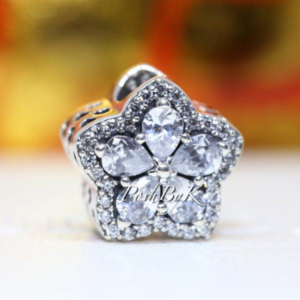 Sparkling Snowflake Pavé Charm 799224C01. jewelry, beads for charm, beads for charm bracelets, charms for diy, beaded jewelry, diy jewelry, charm beads