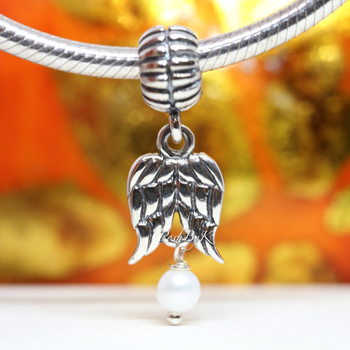 Charm Guardian Angel Dangle 790975P * Retired * -  jewelry, beads for charm, beads for charm bracelets, charms for diy, beaded jewelry, diy jewelry, charm beads