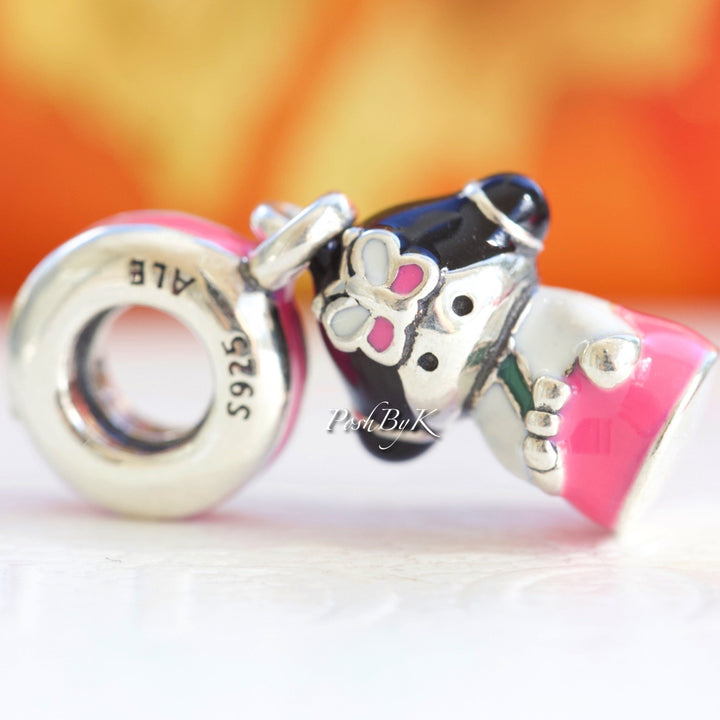 Korean Doll Charm 791387ENMX - jewelry, beads for charm, beads for charm bracelets, charms for diy, beaded jewelry, diy jewelry, charm beads