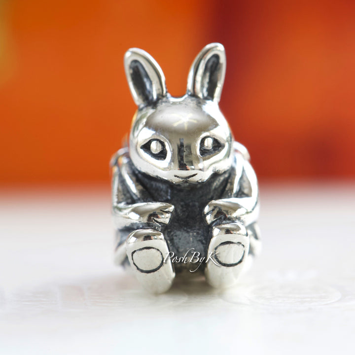 Easter Bunny Rabbit Charm 791121 -  jewelry, beads for charm, beads for charm bracelets, charms for diy, beaded jewelry, diy jewelry, charm beads 