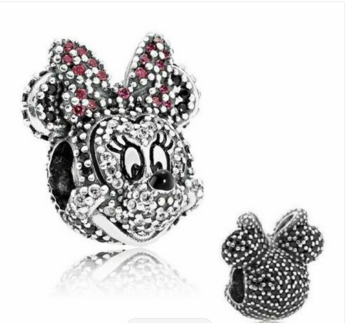 Sparkling Minnie Mouse charm 791796NCK - NUMARU, jewelry, beads for charm, beads for charm bracelets, charms for bracelet, beaded jewelry, charm jewelry, charm beads, 