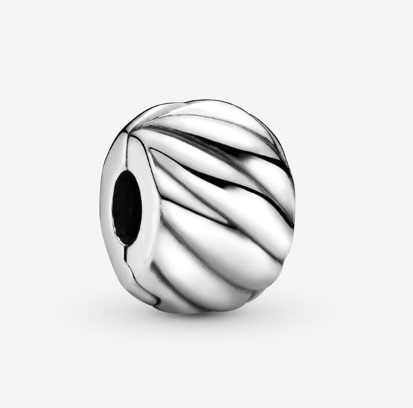 Polished Feathered Clip Charm 791752 - NUMARU, jewelry, beads for charm, beads for charm bracelets, charms for bracelet, beaded jewelry, charm jewelry, charm beads,