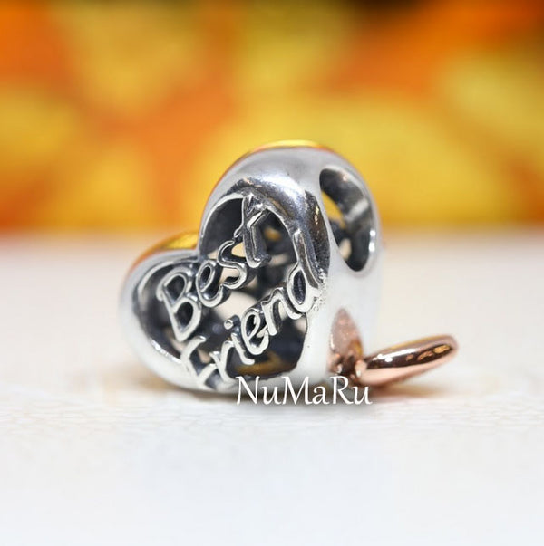 Love You Best Friend Heart Charm 782243C00 - NUMARU