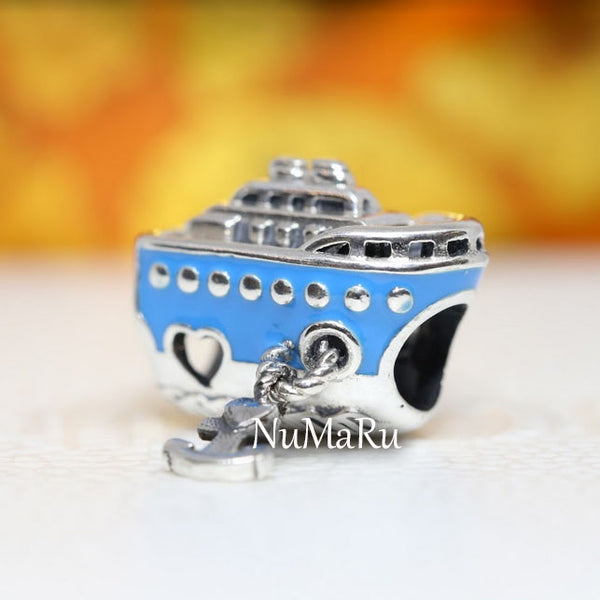 Anchored Cruise Ship Charm 792198C01 - NUMARU