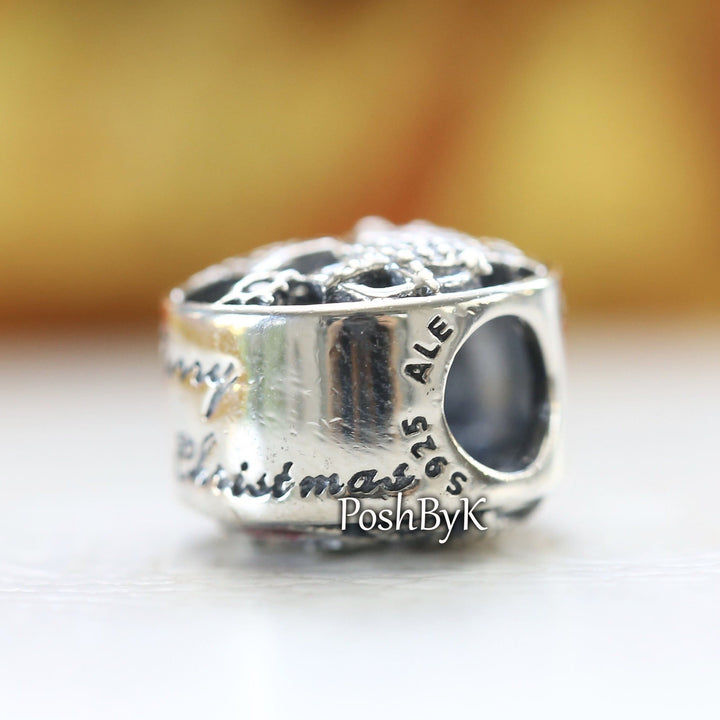 Christmas Joy Charm 796364CZ, j jewelry, beads for charm, beads for charm bracelets, charms for diy, beaded jewelry, diy jewelry, charm beads