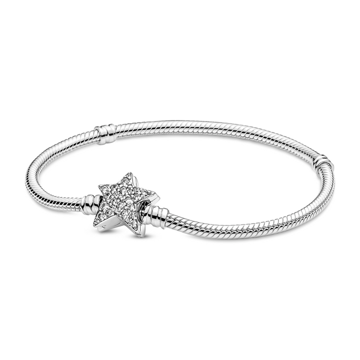 Asymmetric Star Clasp Snake Chain Bracelet 599639C01 - NUMARU