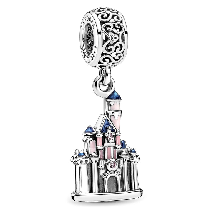 Sleeping Beauty Pink Castle Charm 420173079052, jewelry, beads for charm, beads for charm bracelets, charms for bracelet, beaded jewelry, charm jewelry, charm beads.