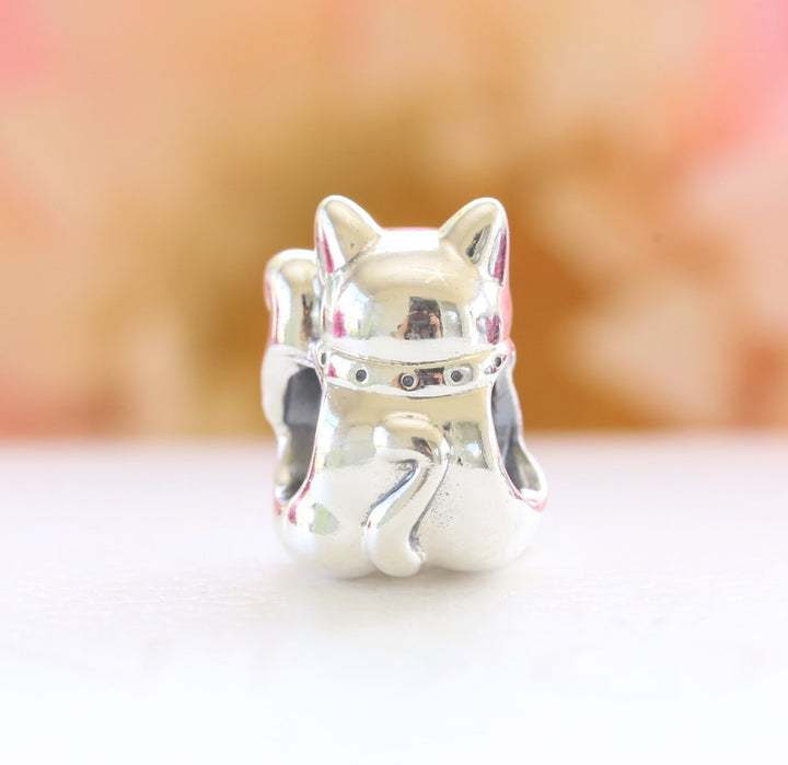Lucky Cat Charm 790989EN05 - jewelry, beads for charm, beads for charm bracelets, charms for diy, beaded jewelry, diy jewelry, charm beads 