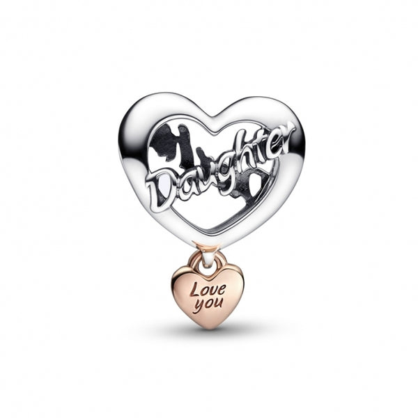 Love You Daughter Heart Charm 782327C00 - NUMARU