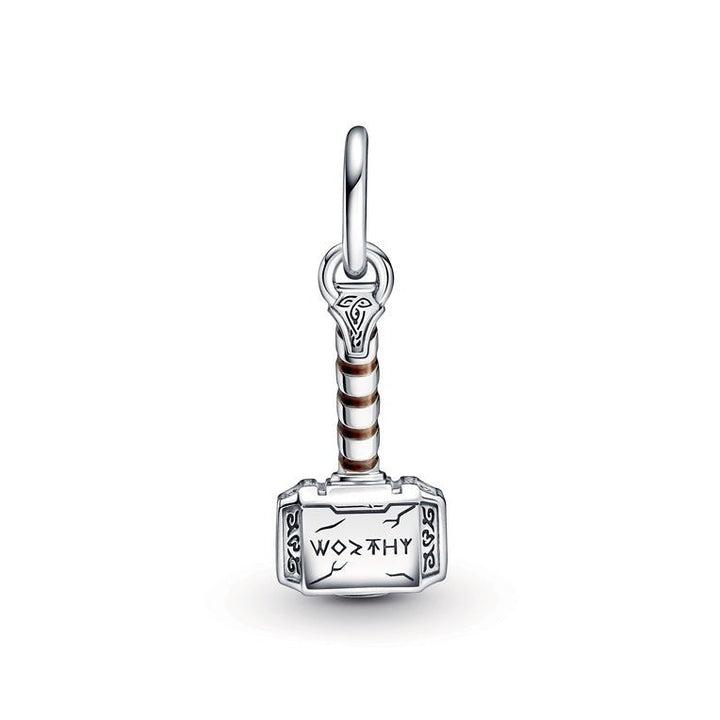 Thor's Hammer Charm 790483C01 - NUMARU, jewelry, beads for charm, beads for charm bracelets, charms for bracelet, beaded jewelry, charm jewelry, charm beads,